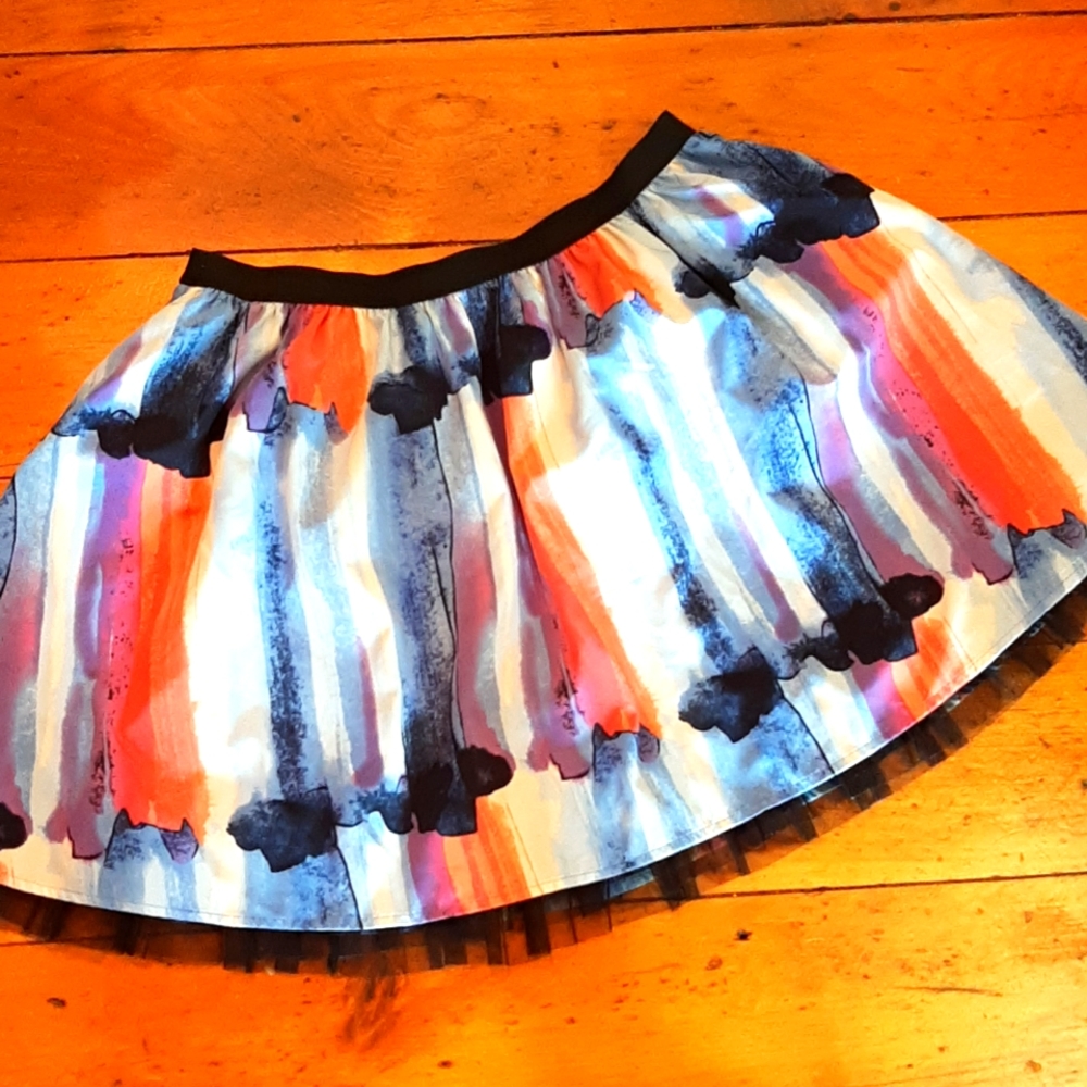 Candies lined miniskirt
